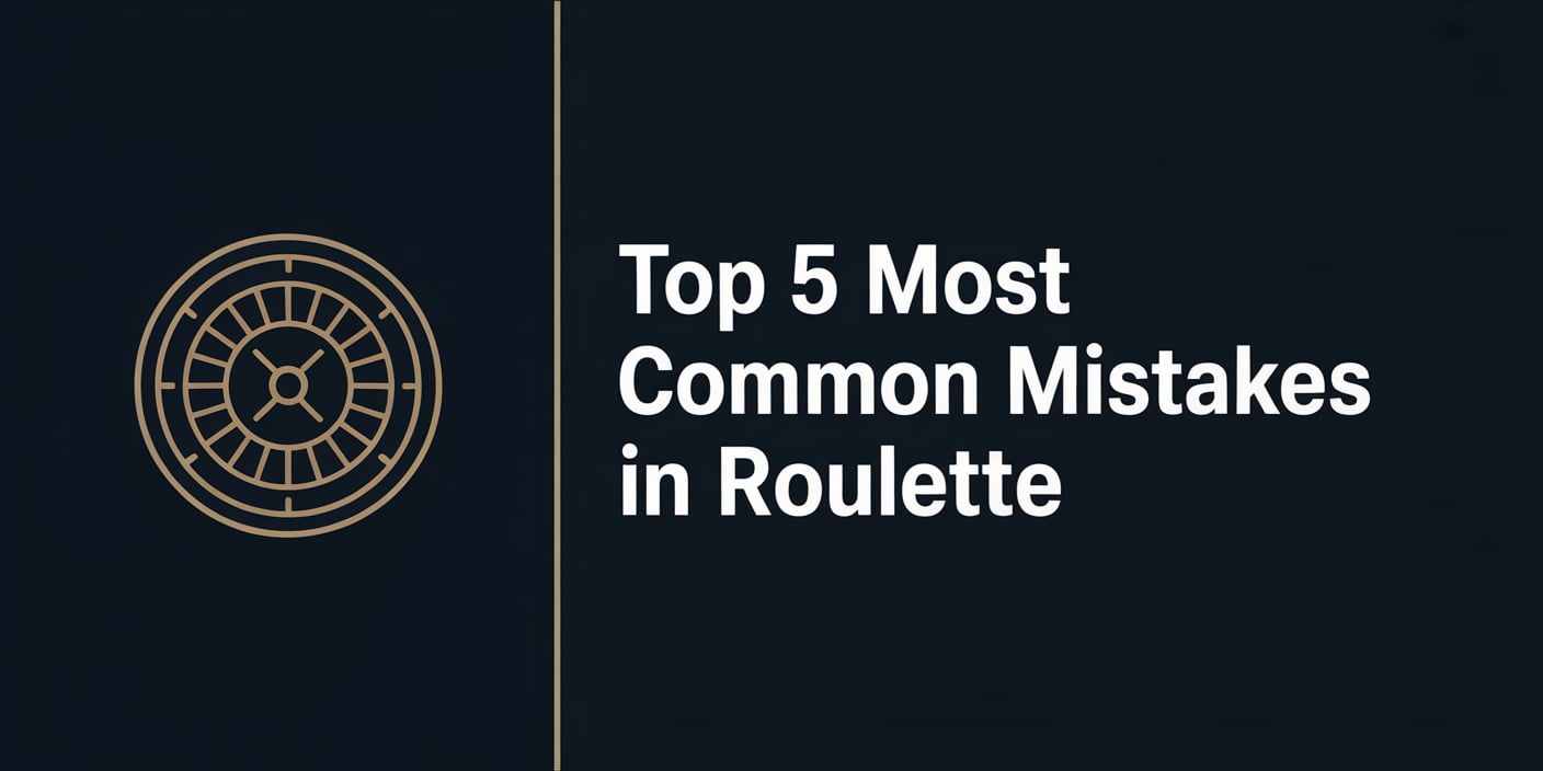 Top 5 Most Common Mistakes in Roulette